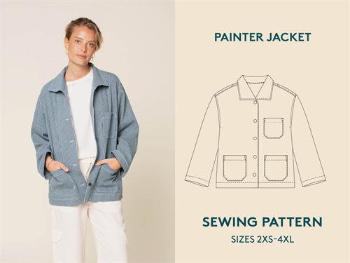 Wardrobe By Me snitmønster - Painter Jacket Unisex