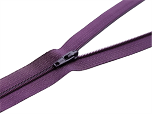 Spiral lynlås fra YKK - 18 cm, plum