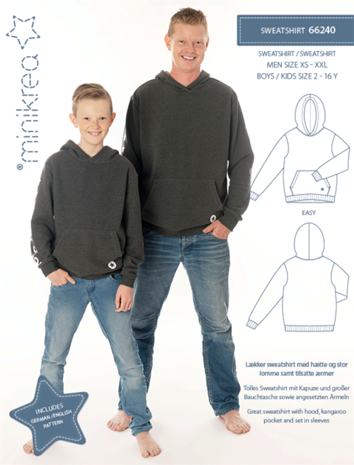 Minikrea - herre / dreng sweatshirt,