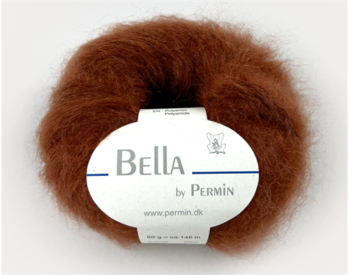 Bella by permin kid mohair - lækker choko