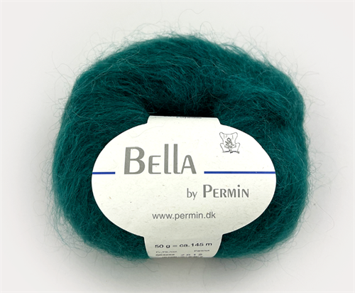 Bella by permin kid mohair - flot flaskegrøn