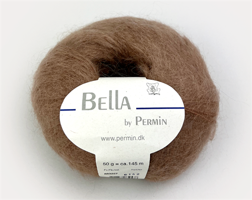 Bella by permin kid mohair - smuk camel