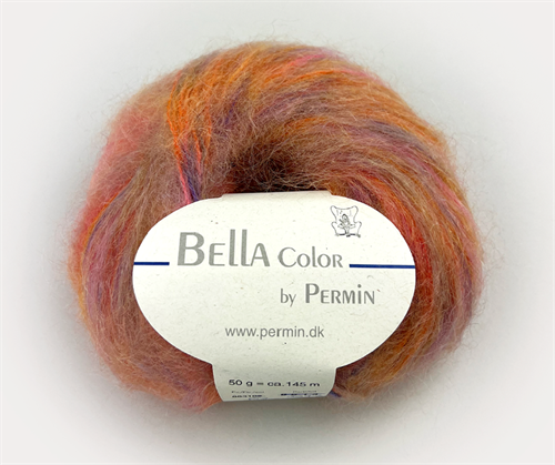 Bella color by Permin kid mohair - pæneste brændte toner