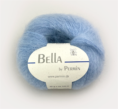 Bella by permin kid mohair - skøn lyseblå