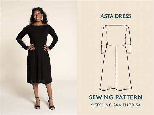 Wardrobe By Me snitmønster - Asta Dress