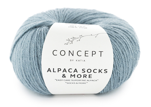 Alpaca socks & more - jeansblå