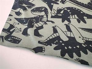 Bomuldsjersey - farlige dinosaurer