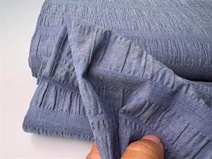 Bæk og bølge med stræk - denim blue melange