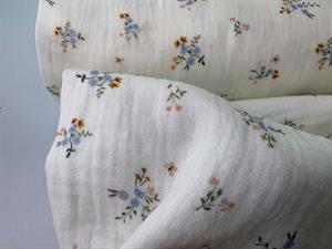 Dobbelt gauze - yndige blomster