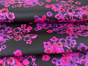 Satinvævet viscose - fuchsia
