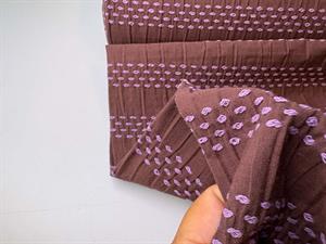Jacquardvævet bomuld - dobby jacquard striber