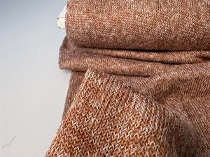 Polyester strik - toffee melange