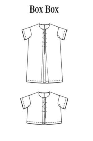 Merchant & Mills mønster - sød top + kjole (Box box)