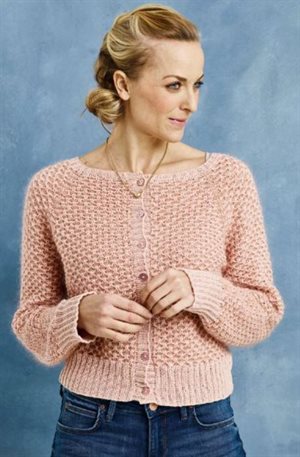 Elise by Permin - cardigan i strukturstrik