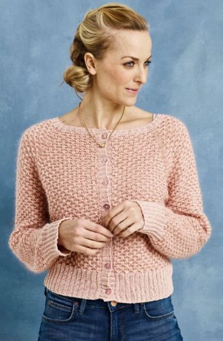 Elise by Permin - cardigan i strukturstrik