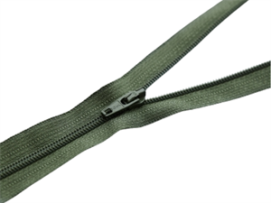 Spiral lynlås fra YKK - 18 cm, khaki