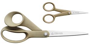 Fiskars sæt - ReNew universalsaks 21 cm + sysaks 13 cm