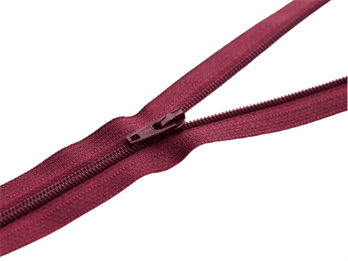 Spiral lynlås fra YKK - 18 cm, fuchsia