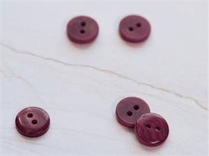 Corozo button fra mind the maker - fuchsia, 11 mm