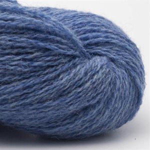 Bio shetland - lækker økologisk uld i skøn blå, 50 g