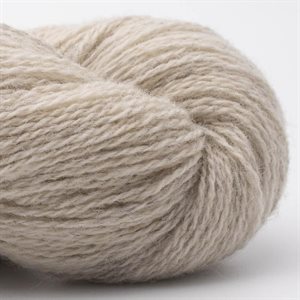 Bio shetland - lækker økologisk uld i elfenben, 50 g