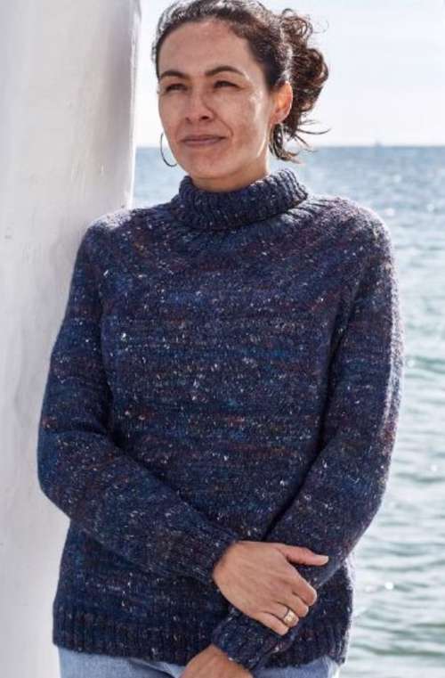 Kamma by Permin - sweater med rulle krave, udgår