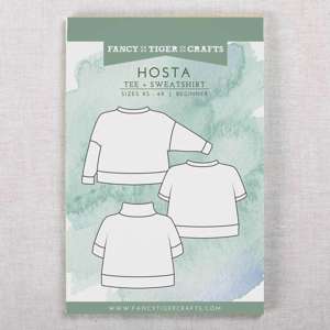 Fancy tiger crafts - hosta tee + sweatshirt