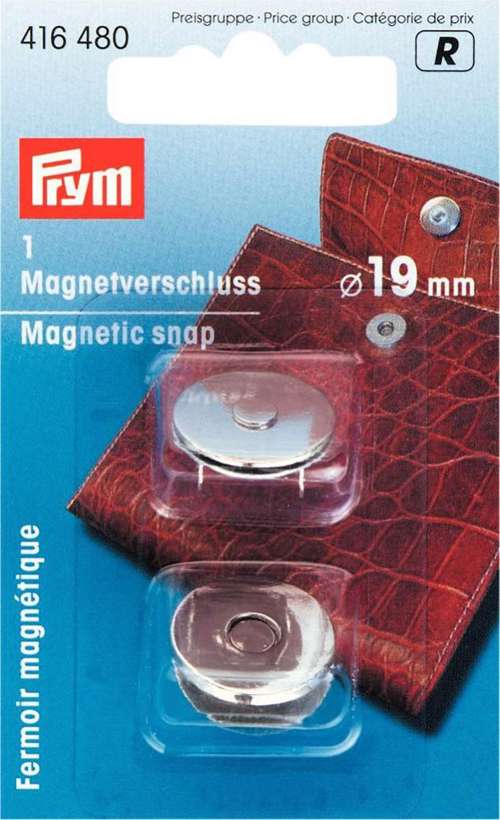 Magnetknap, 19 mm