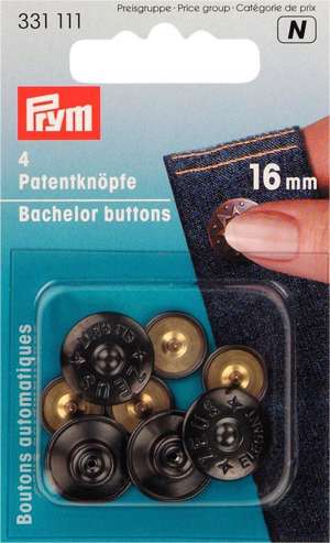 Jeansknapper, 16 mm UDGÅR!