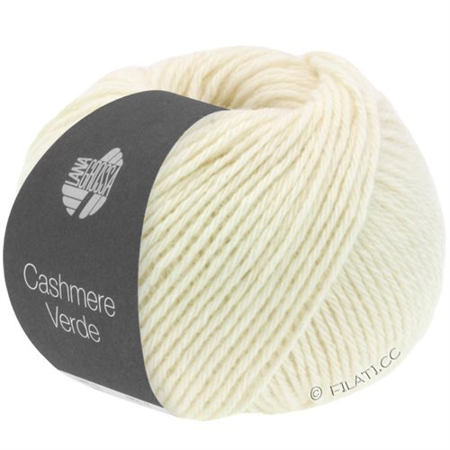 Cashmere verde 100% cashmere - smuk råhvid