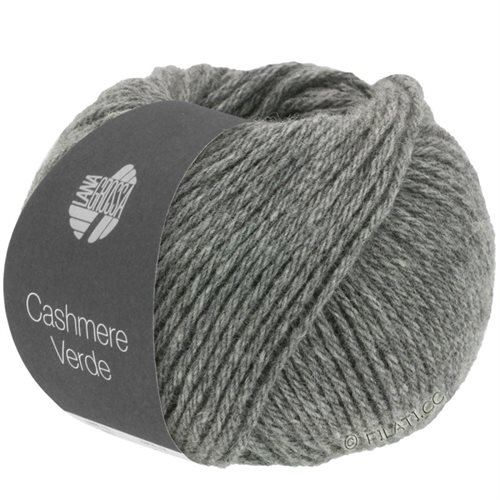 Cashmere verde 100% cashmere - mellemgrå