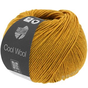 Cool wool 100% merino - sennepgul meleret