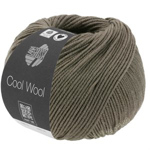 Cool wool 100% merino - mørk brun meleret