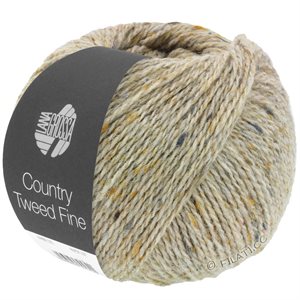 Tweedgarn 100% ren ny uld - smuk beige meleret