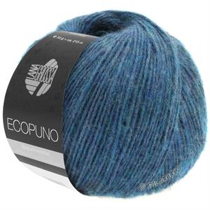 Ecopuno bomuld/uld - i en dejlig safirblå