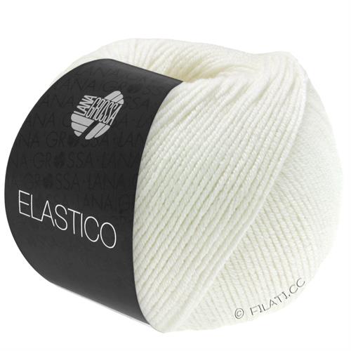 Elastico bomuld/polyester - i en smuk ecru