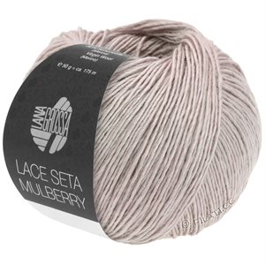 Lace mulberry seta silke og uld - fineste pastel lilla