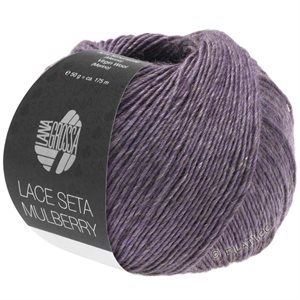 Lace mulberry seta silke og uld - skøn blomme