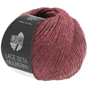 Lace mulberry seta silke og uld - skøn burgundy