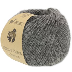 Natural alpaca og merinould - dejlig mørk grå