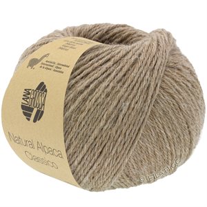 Natural alpaca og merinould - lækker camel