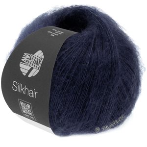 Silkhair super kidmohair og silke - natblå