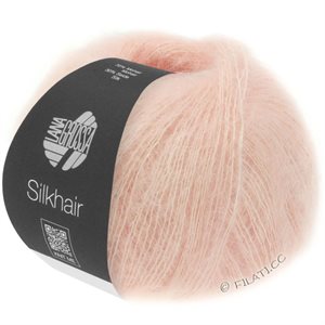 Silkhair super kidmohair og silke - pudder rosa