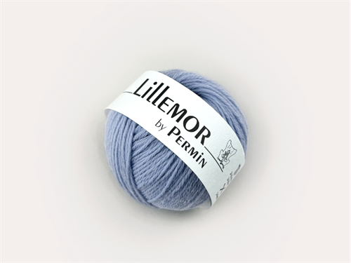 Lillemor by Permin 100% økologisk merinould - babyblå