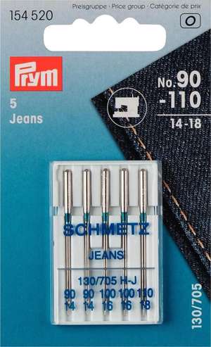 Symaskinenåle - jeans, 130/705 str. 90-110