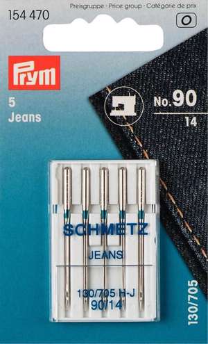 Symaskinenåle - jeans, 130/705 str. 90-100