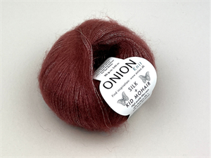 Onion Knit silke mohair - marsala