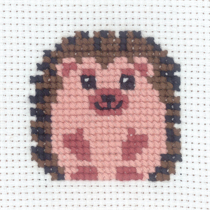 Broderi kit - pindsvin