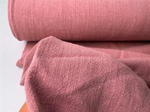 Hør / viscose - rosa