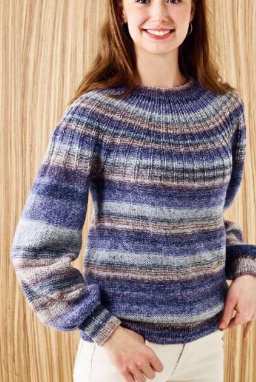 Rigmor by Permin - sweater med riller